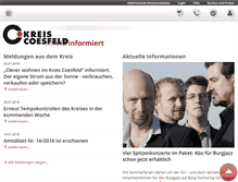 Tablet Screenshot of kreis-coesfeld.de