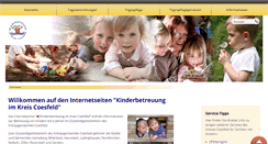 Desktop Screenshot of kinderbetreuung.kreis-coesfeld.de