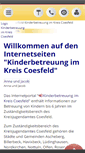 Mobile Screenshot of kinderbetreuung.kreis-coesfeld.de